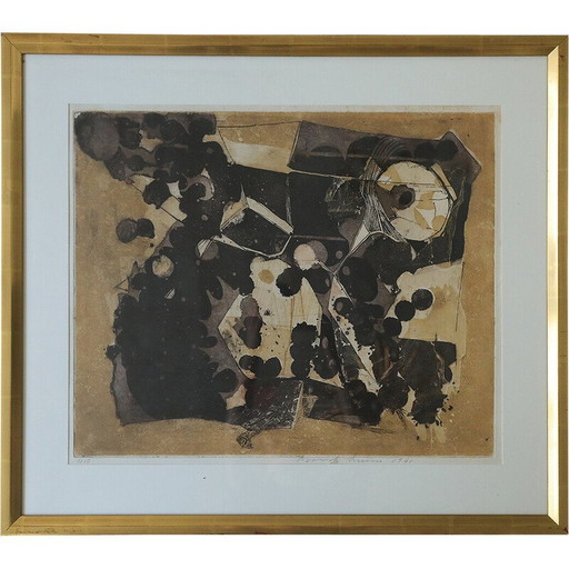 Vintage-Gemälde von Thormod Larsen, 1961