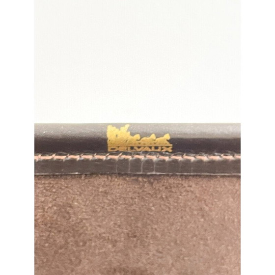 Image 1 of Brief- und Kalenderhalter aus Leder, Belgien 1970