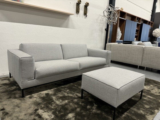 Image 1 of Design On Stock Aikon 3-Sitzer Sofa Grau Stoff