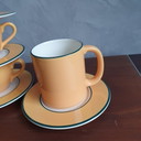 Pagnossin Italien Tasse und Untertasse Plus Becher