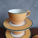 Pagnossin Italien Tasse und Untertasse Plus Becher