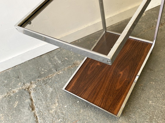 Image 1 of 1960'S Mid-Century Modern Drinks Trolley und passender Couchtisch von Mda (Miller Design Associates)