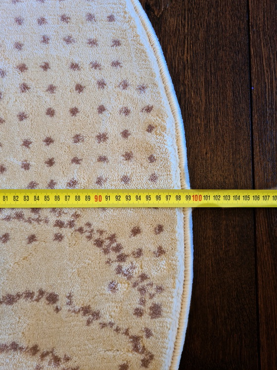 Image 1 of Prado Maschinengewebter runder Teppich / Teppich – 100 % Polypropylen – 100 cm – Siwa