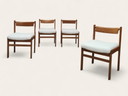 4x Mid Century Stühle