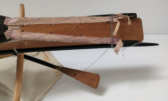 Image 1 of Piroge Holz Pendel 80er Jahre