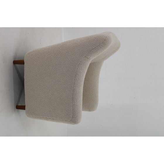 Image 1 of Vintage-Sessel aus Boucle-Stoff, 1970er Jahre