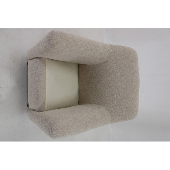 Image 1 of Vintage-Sessel aus Boucle-Stoff, 1970er Jahre