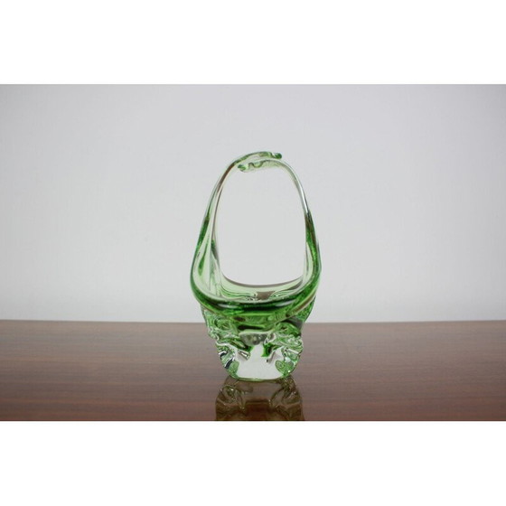 Image 1 of Alte Glasschale von Josef Hospodka, Tschechoslowakei 1960