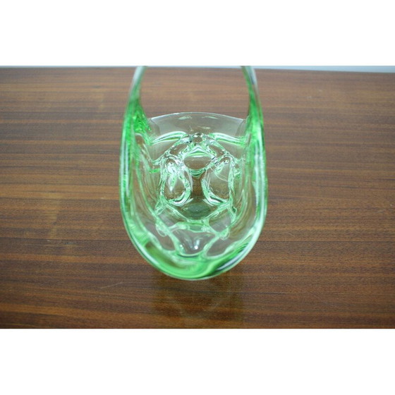 Image 1 of Alte Glasschale von Josef Hospodka, Tschechoslowakei 1960