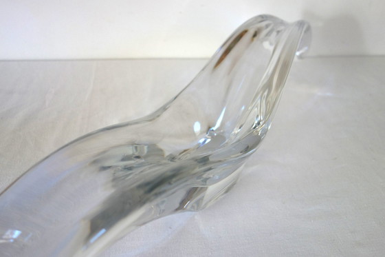 Image 1 of Längliche Schale aus Baccarat-Kristall 1950