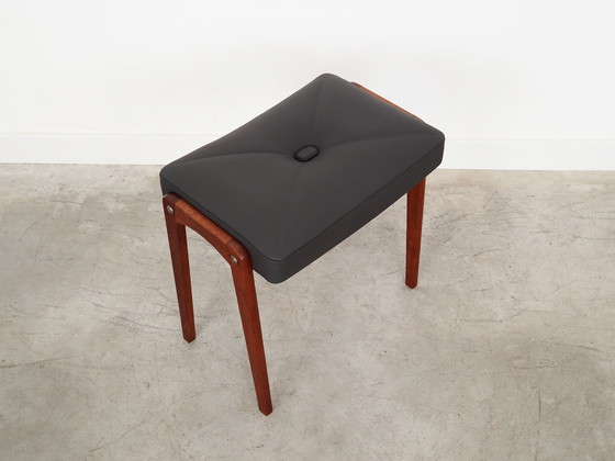 Image 1 of Fußhocker aus Teakholz, Dänisches Design, 1970er Jahre, Produktion: Dänemark