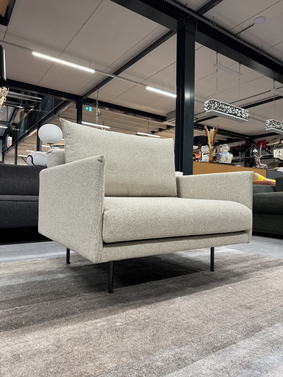 Image 1 of Jess Design Jazz Loveseat Trier Stoff Beige