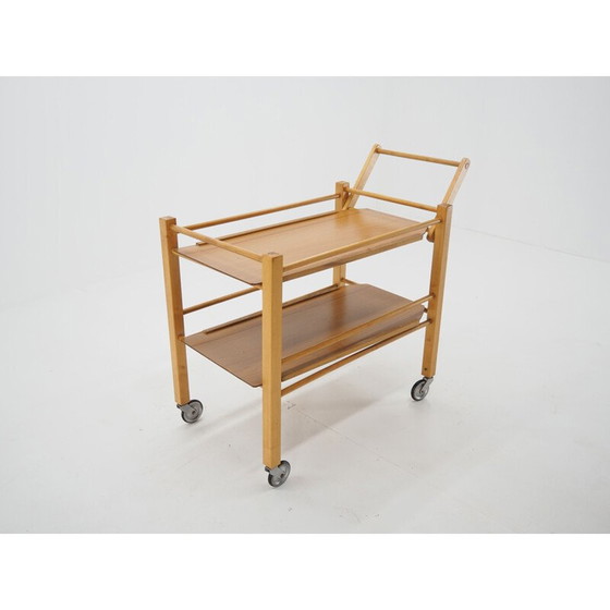 Image 1 of Vintage Bar-Tablett mit Rädern