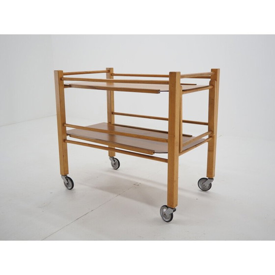 Image 1 of Vintage Bar-Tablett mit Rädern