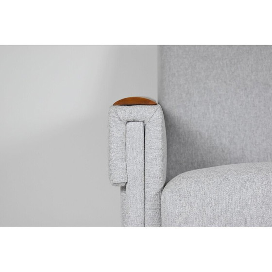 Image 1 of Vintage DDR Sessel grau Stoff 1960s