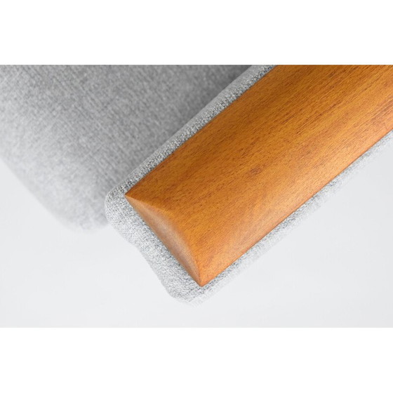 Image 1 of Vintage DDR Sessel grau Stoff 1960s