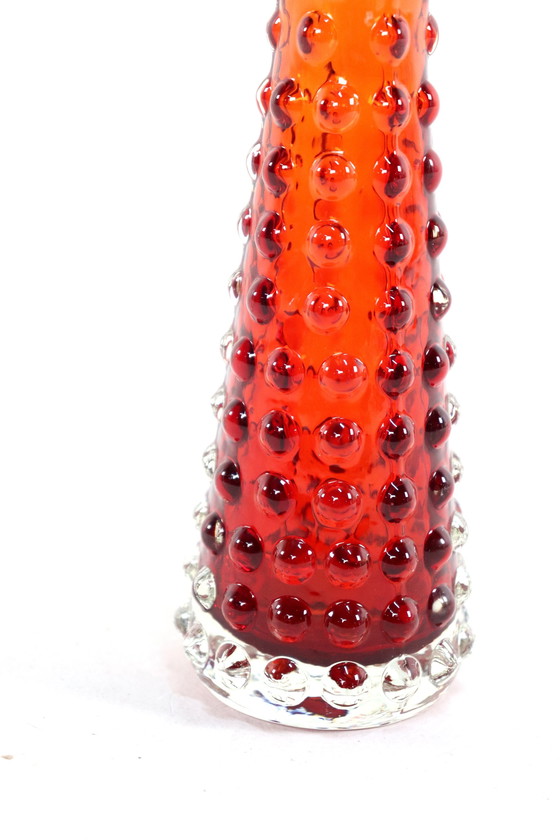 Image 1 of Hobnail Glasvase Vintage