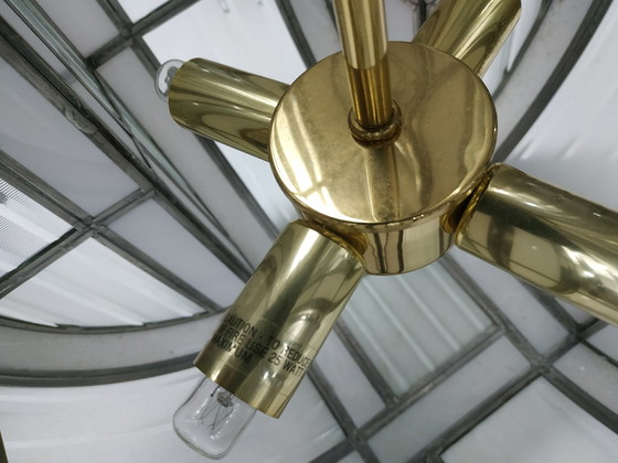 Image 1 of Einzigartiges Set von 'High End' Lampen im Art Deco Stil von Fredrick Ramond Glassman (Frank Lloyd Wright Stil)