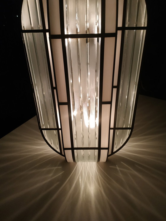 Image 1 of Einzigartiges Set von 'High End' Lampen im Art Deco Stil von Fredrick Ramond Glassman (Frank Lloyd Wright Stil)
