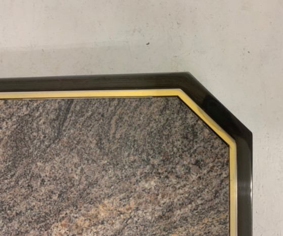 Image 1 of Mid Century Design Marmor Couchtisch von Fedam Belgien 1980er Jahre