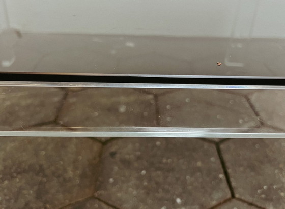 Image 1 of Transparenter Couchtisch mit Glasplatte, 1970er Jahre
