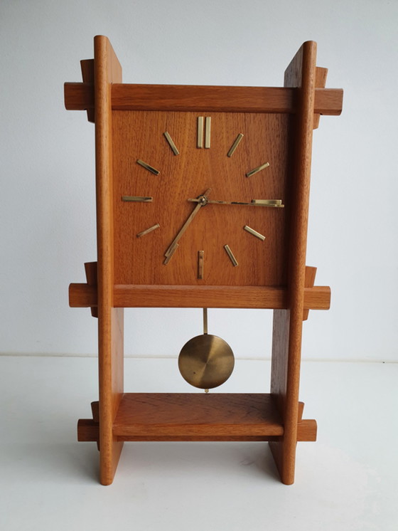 Image 1 of Dänische Teakholz-Uhr