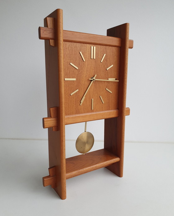 Image 1 of Dänische Teakholz-Uhr