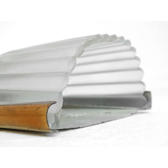 Image 1 of Wandlampe aus Glas und Messing von Seguso, 1930