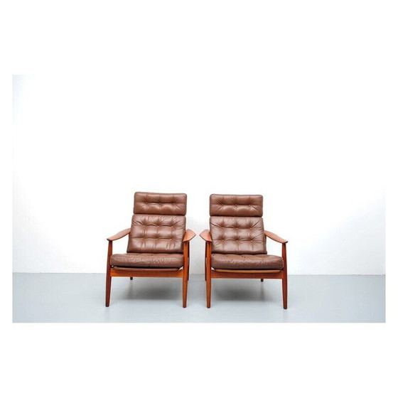 Image 1 of Vintage-Sessel aus Teakholz von Arne Vodder für France und Søn, 1960