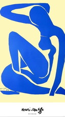Henri Matisse BLUE NUDE IV ---Mit Zertifikat.