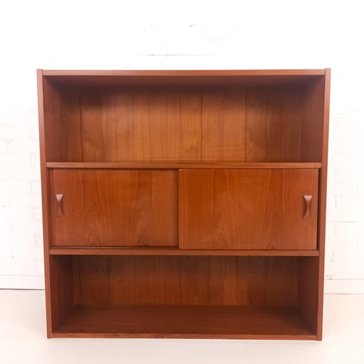 Vintage Bücherregal aus Teakholz im dänischen Design