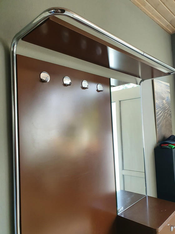 Image 1 of Schönbuch design wand garderobe met kapstok en spiegel