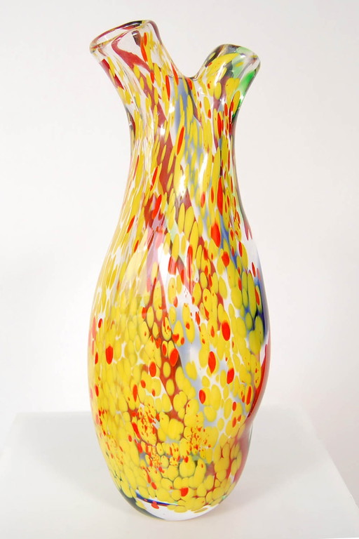Richard Rooze, Baumstammfigur aus Glas – glaskunst, Hedendaags