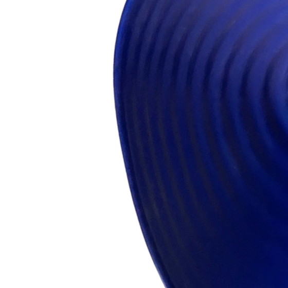 Image 1 of Ron Arad - Vitra - Esszimmerstuhl auf verchromtem Gestell - Modell Tom Vac - Blau Sitz - Erstausgabe von 1999!