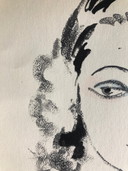 Kees van Dongen Pochoir Portrait de Femme
