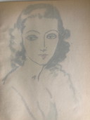 Kees van Dongen Pochoir Portrait de Femme