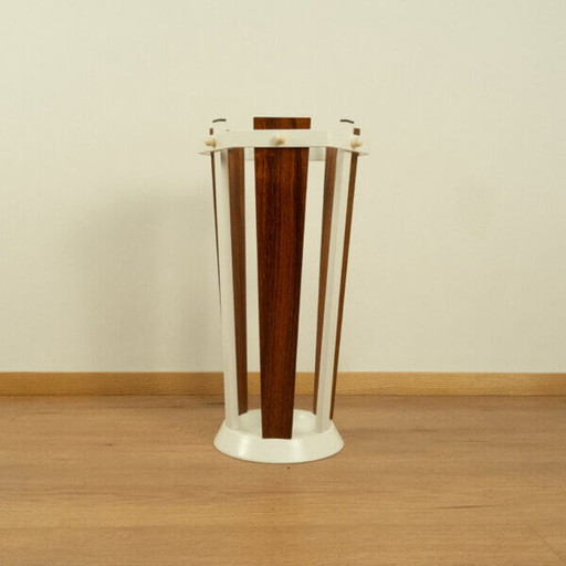 Umbrella stand, teak & metal, 1960s