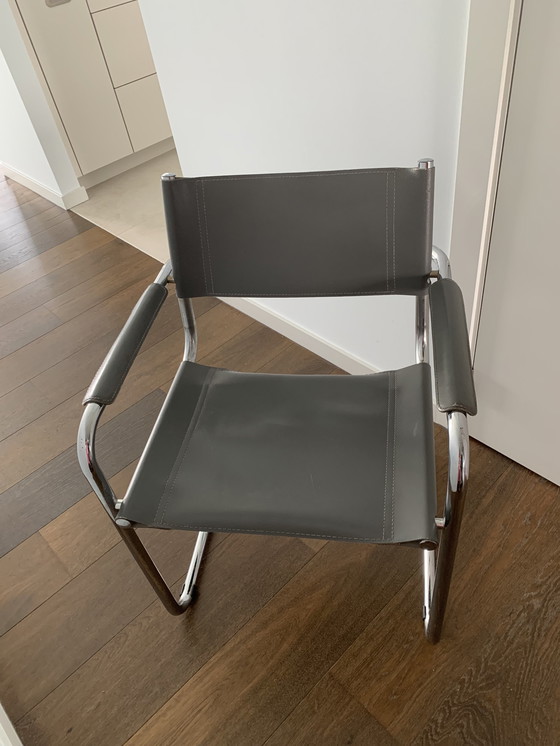 Image 1 of 2x Thonet Bürostühle Modell S34 von Mart Stam