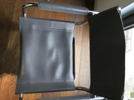 Image 1 of 2x Thonet Bürostühle Modell S34 von Mart Stam