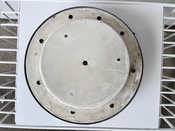 Image 1 of Deckenleuchte Hublot Aus Metall Von Jacques Biny, 1960.