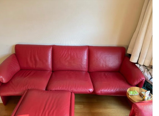 Leolux Bora Bora 2- und 3-sitziges Sofa mit losem Fußhocker