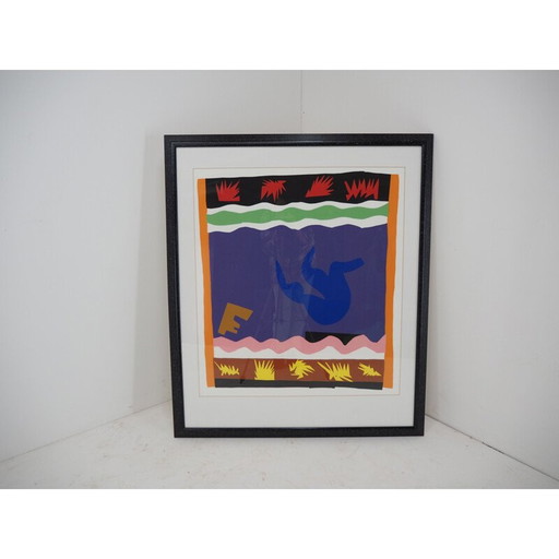 Abstraktes Plakat von Henri Matisse, 1990er Jahre