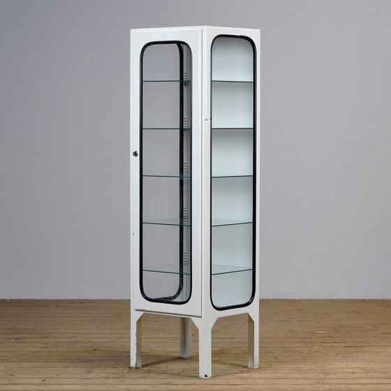 Image 1 of Vintage Medizinschrank aus Eisen und Glas