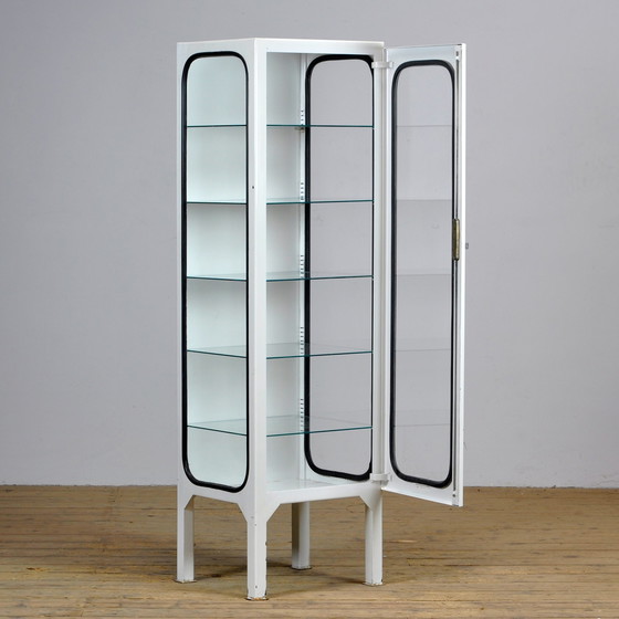 Image 1 of Vintage Medizinschrank aus Eisen und Glas