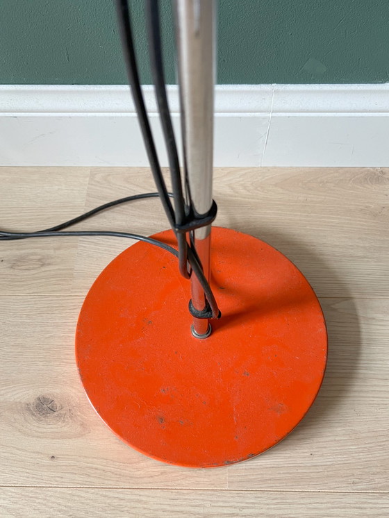 Image 1 of Orangefarbene Stehlampe von Anvia | 1970er Jahre