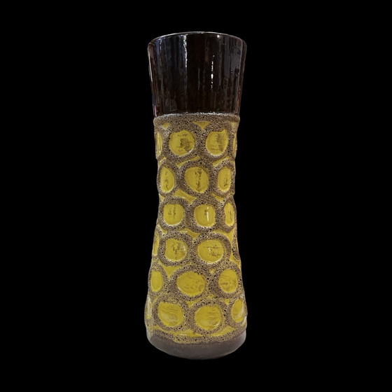 Image 1 of Fette Lava Keramik Vase Strehla Keramik, Deutschland 1970S.