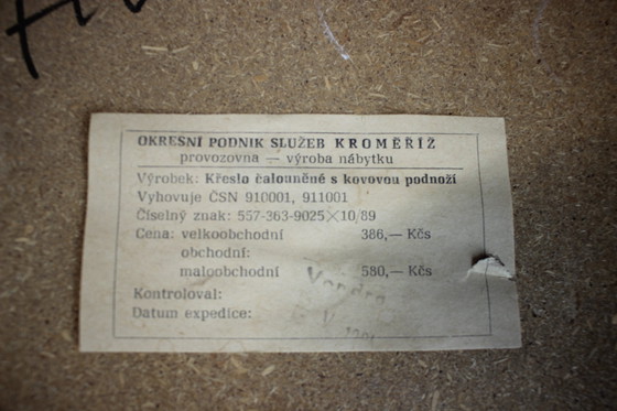 Image 1 of Stühle aus der Jahrhundertmitte von Kroměříž, 1950