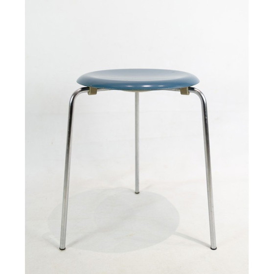 Image 1 of 6er Set Dot Hocker Modell 3170 von Arne Jacobsen für Fritz Hansen, 1974