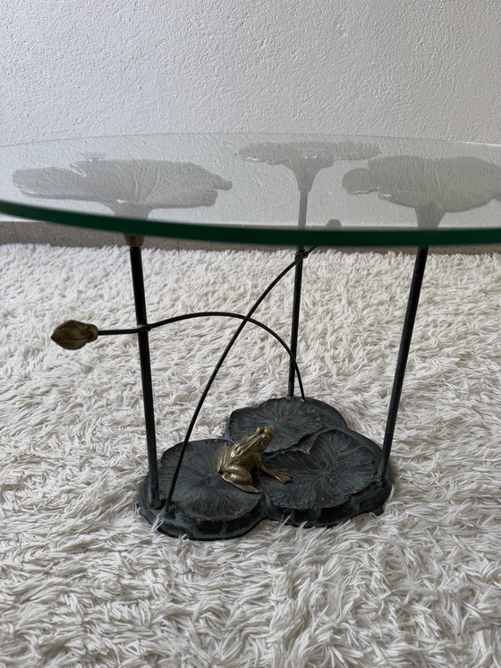 Image 1 of Couchtisch Seerose Bronze Vintage