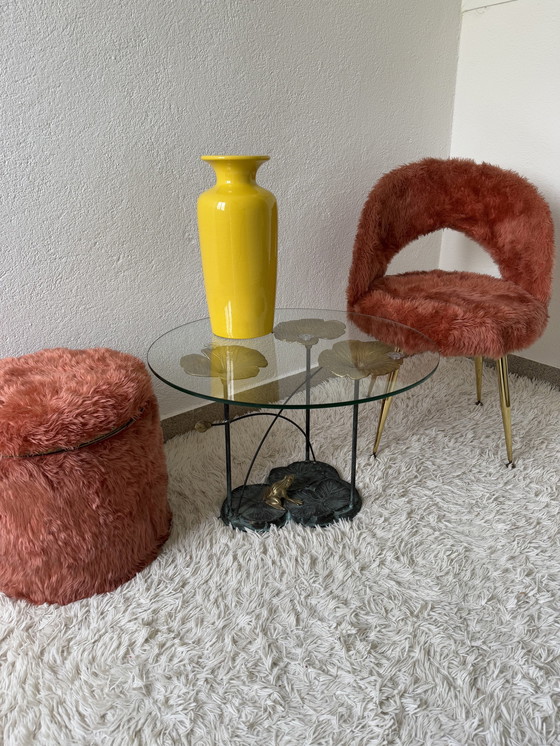 Image 1 of Couchtisch Seerose Bronze Vintage